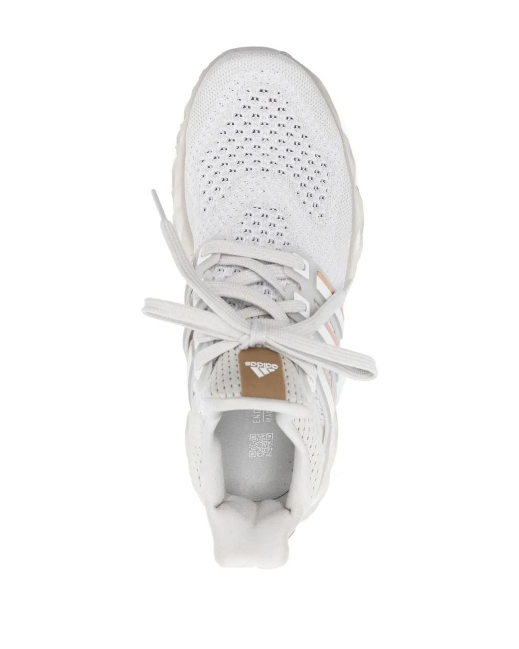 Adidas White Ultraboost Web Dna Low-Top Sneakers