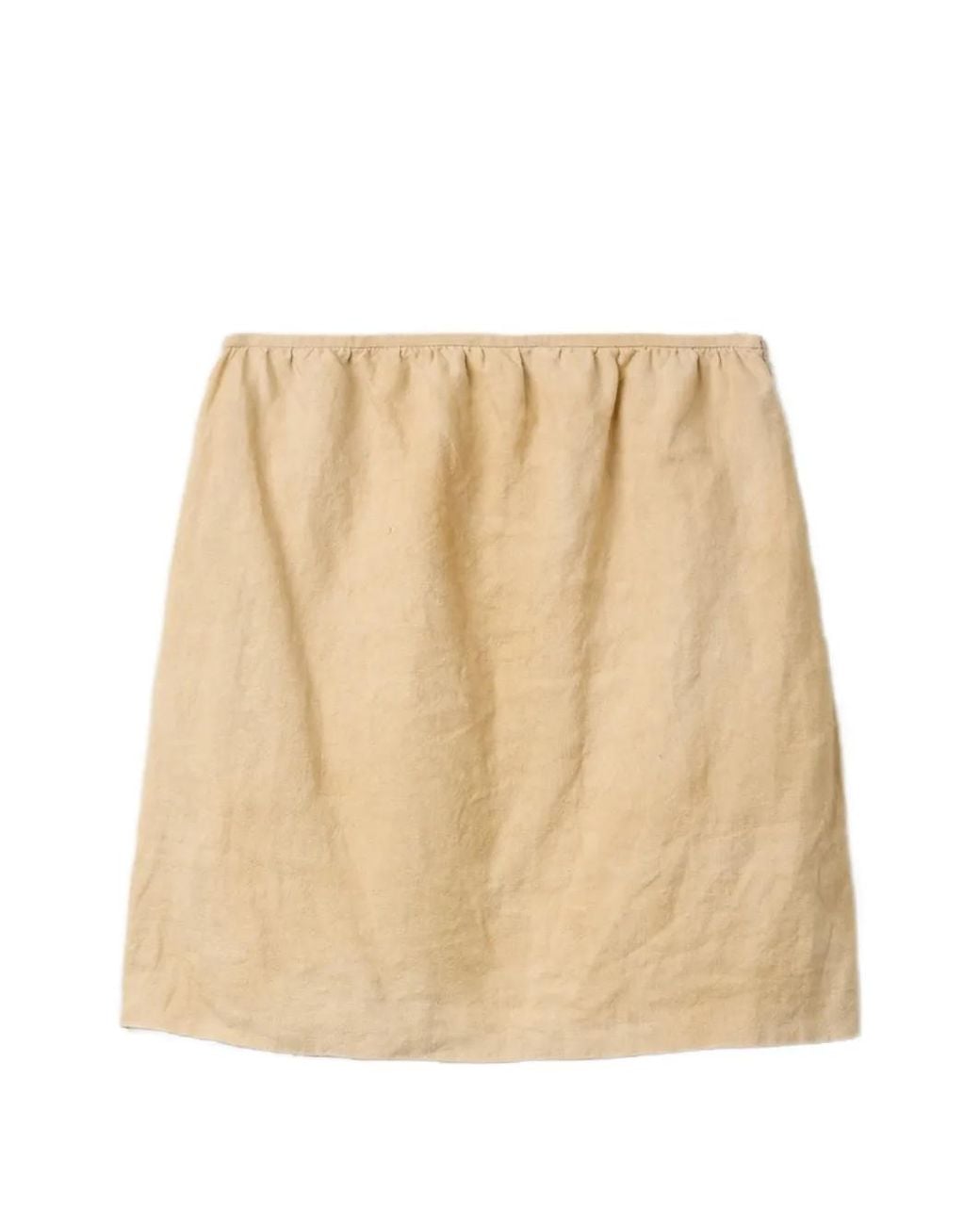 Miu Miu Natural Jupe En Lin