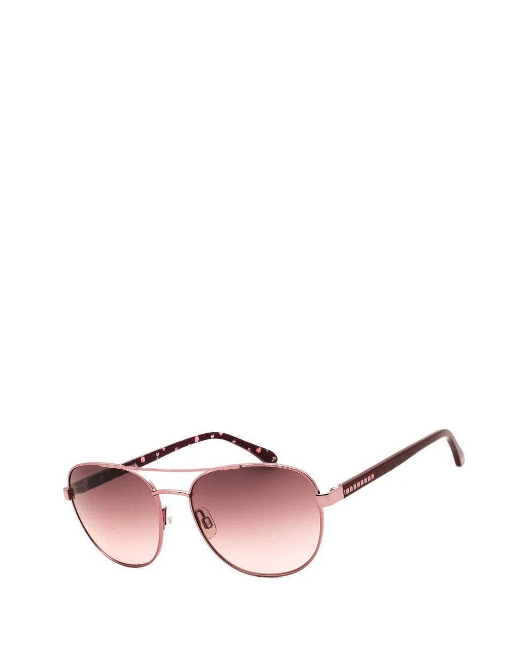 Draper James Pink Pilot-Frame Sunglasses