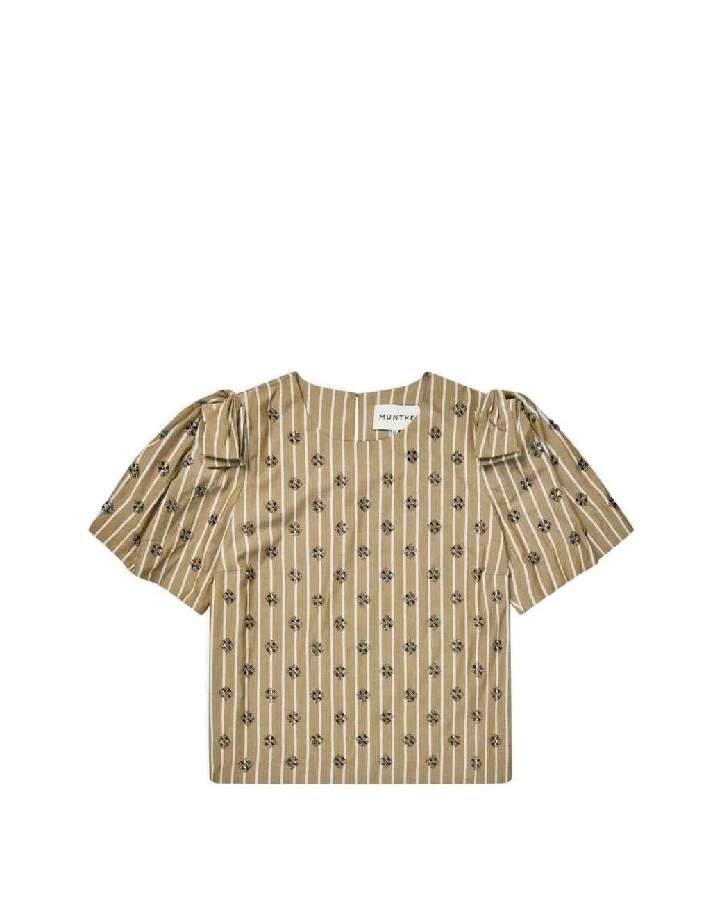 Munthe Blue Vapouri Blouse