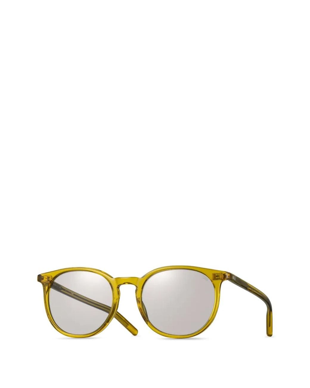 Eyevan 7285 Metallic Lubin-E Round-Frame Sunglasses