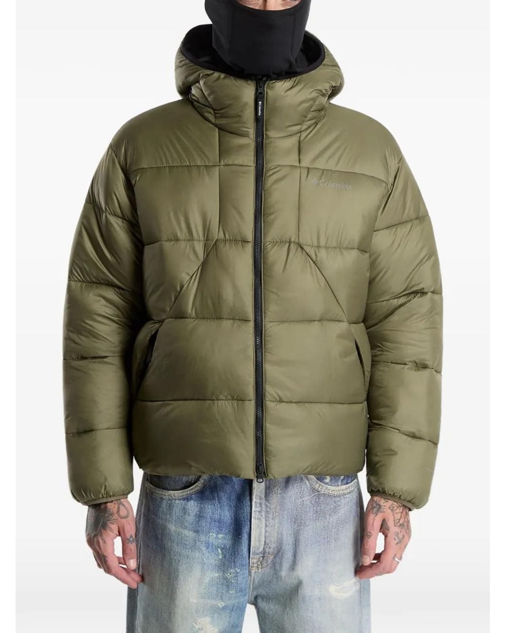 Columbia Green Stormwall Quilted Jacket for men