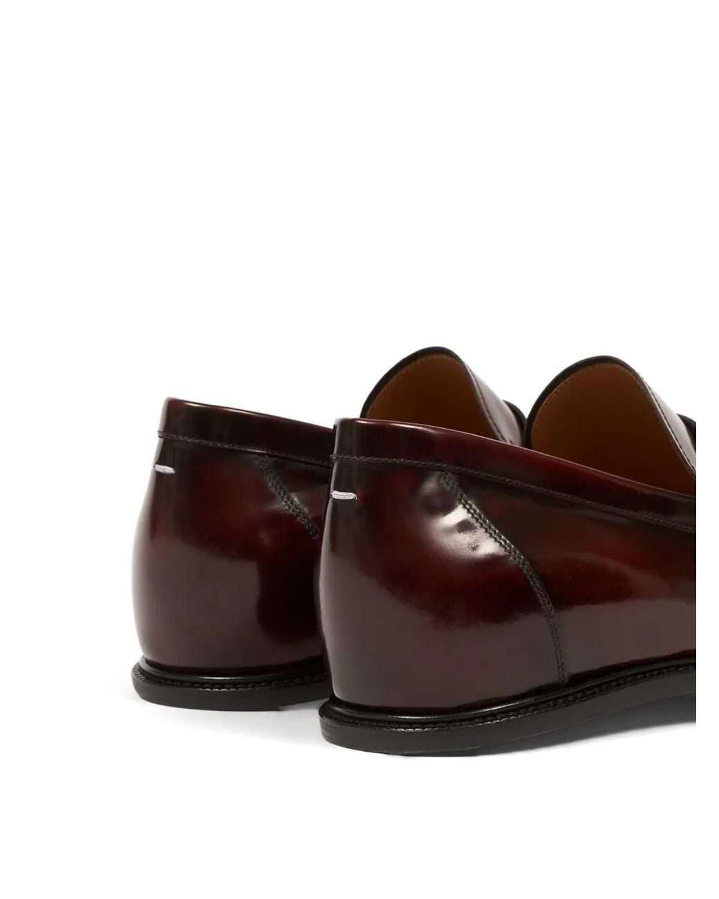 Maison Margiela Brown Heel-Less Loafers for men