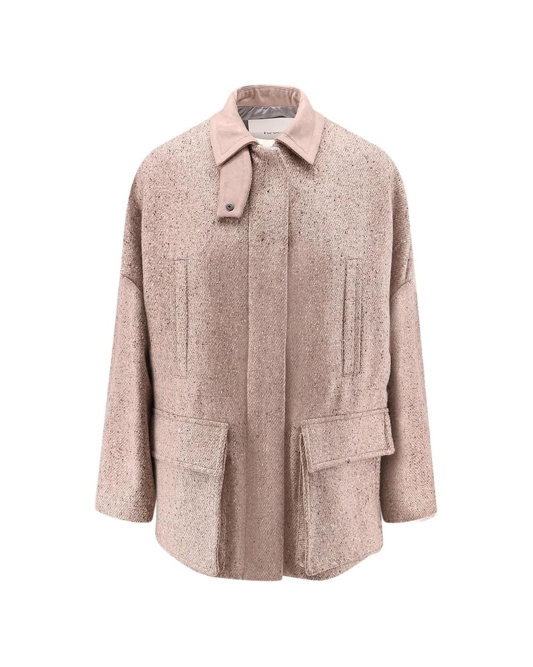 Hevò Pink Casteldelmonte Oversized Jacket