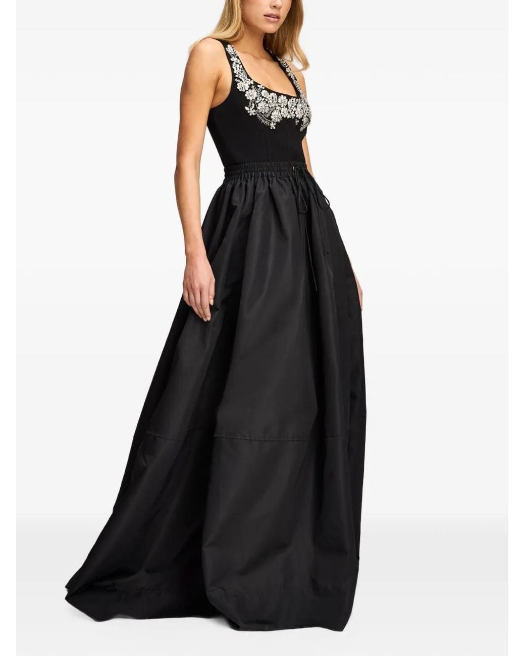 Cinq À Sept Black Sirani Ballgown Maxi Skirt
