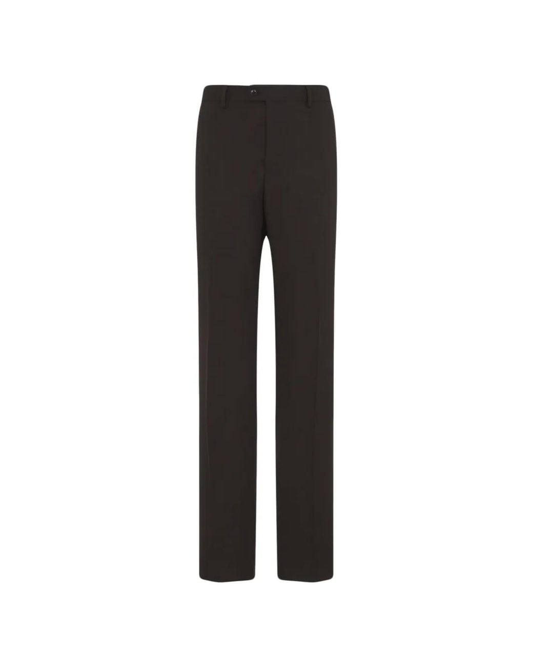 Paul Smith Black Straight-Leg Wool Trousers for men