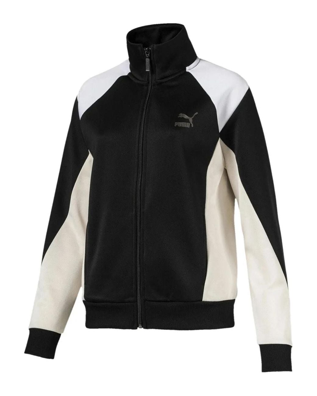 PUMA Black Retro Track Sweatshirt