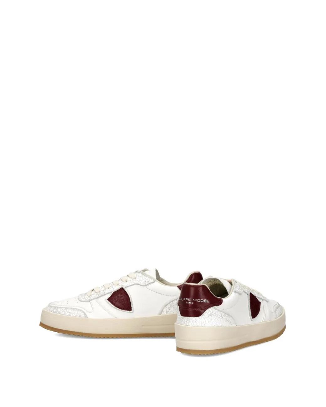 Philippe Model Nice Sneakers in het White