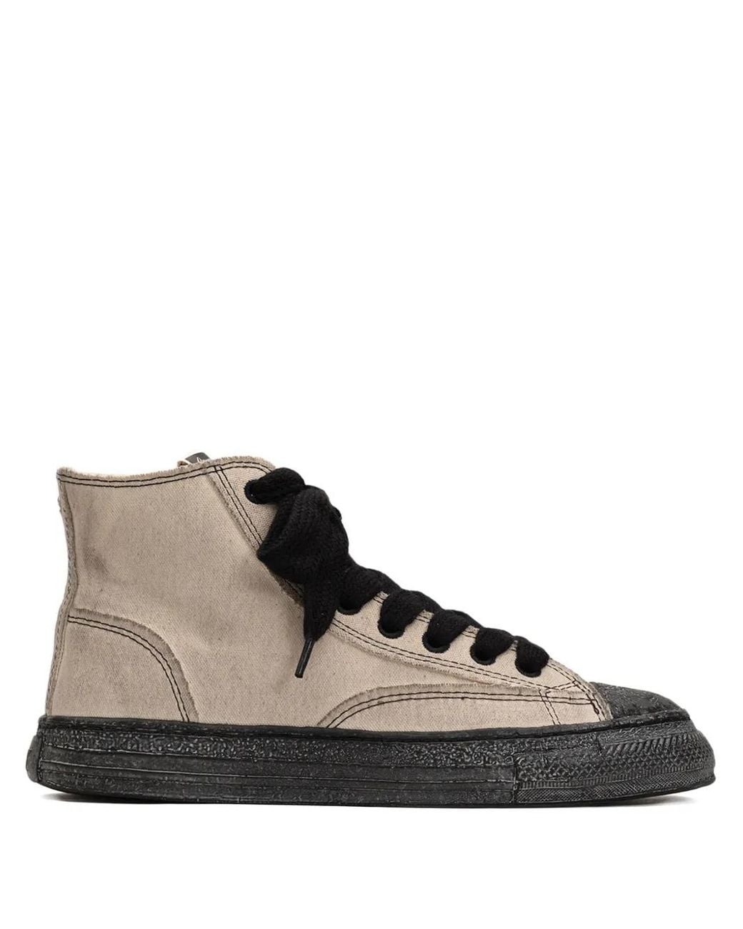 General Scale. Brown Roy High-Top Sneakers for men