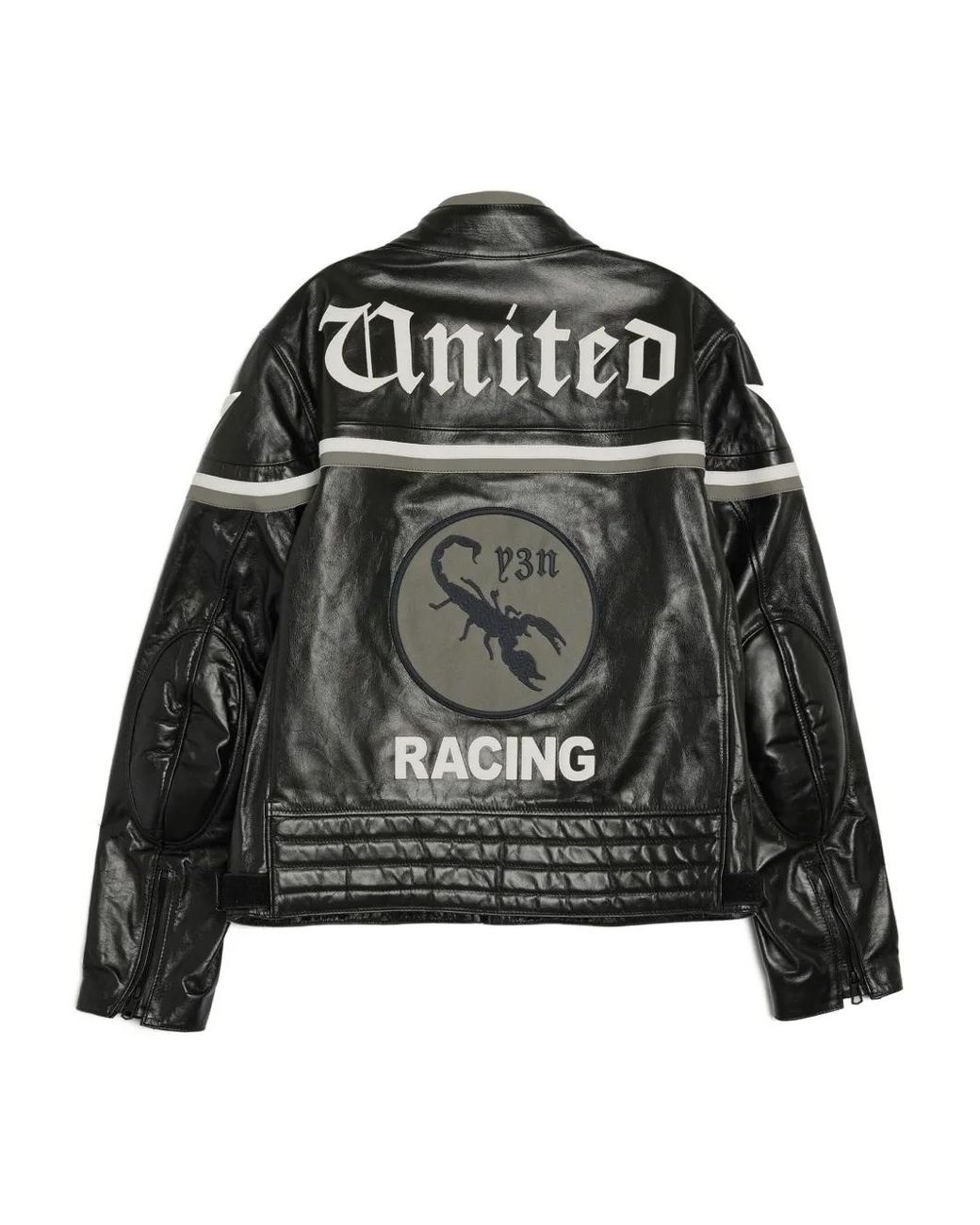 Y-3 Black X Nbhd Leather Jacket for men