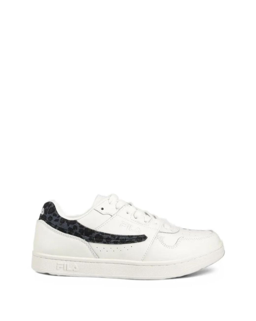 Fila White Lace-Up Sneakers
