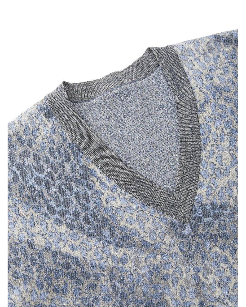 JNBY Gray Animal-Print Sweater