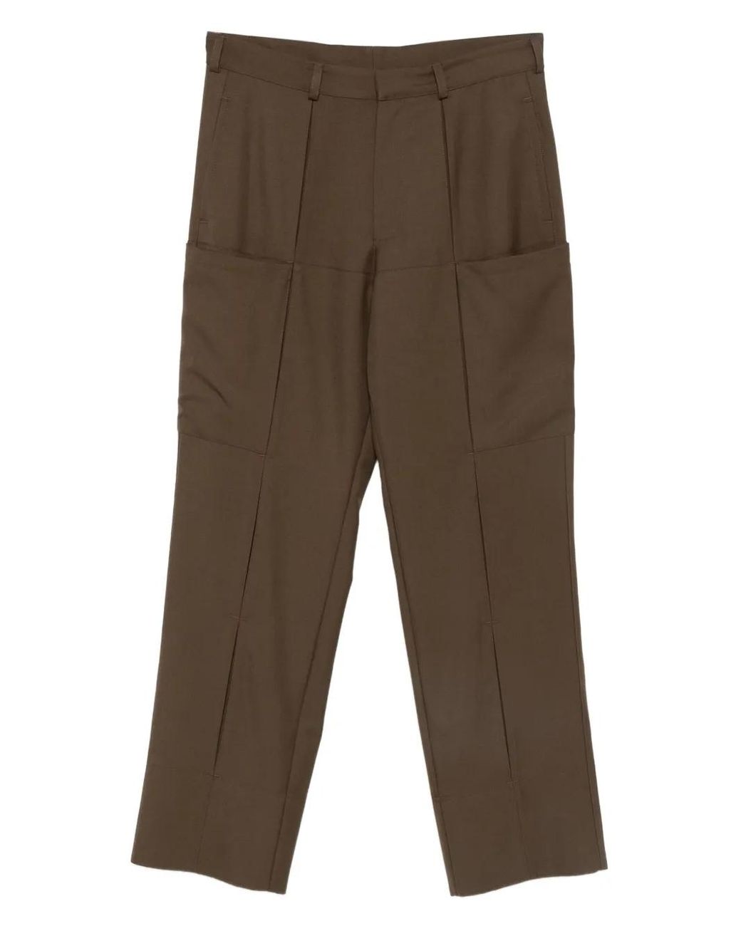 Notrainproof Green Panelled Trousers for men