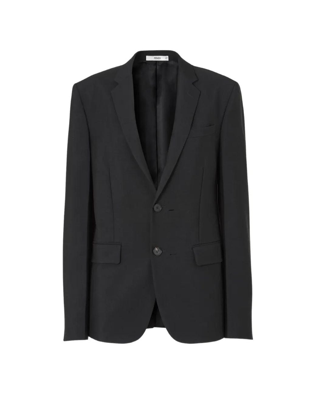 Fendi Black Single-Breasted Blazer