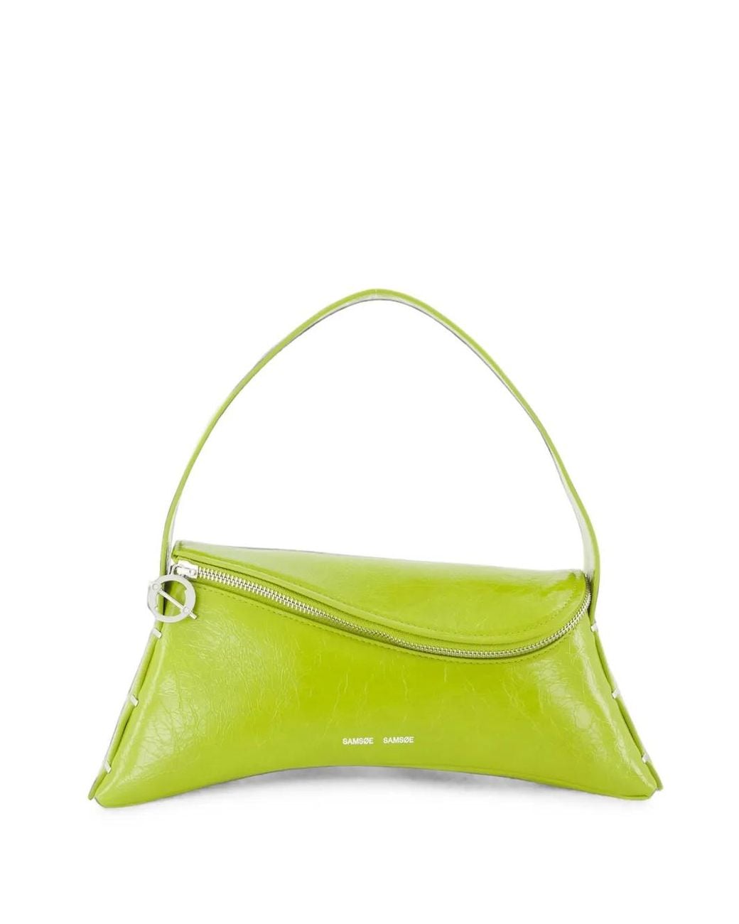 Samsøe & Samsøe Green Sadandy Leather Shoulder Bag