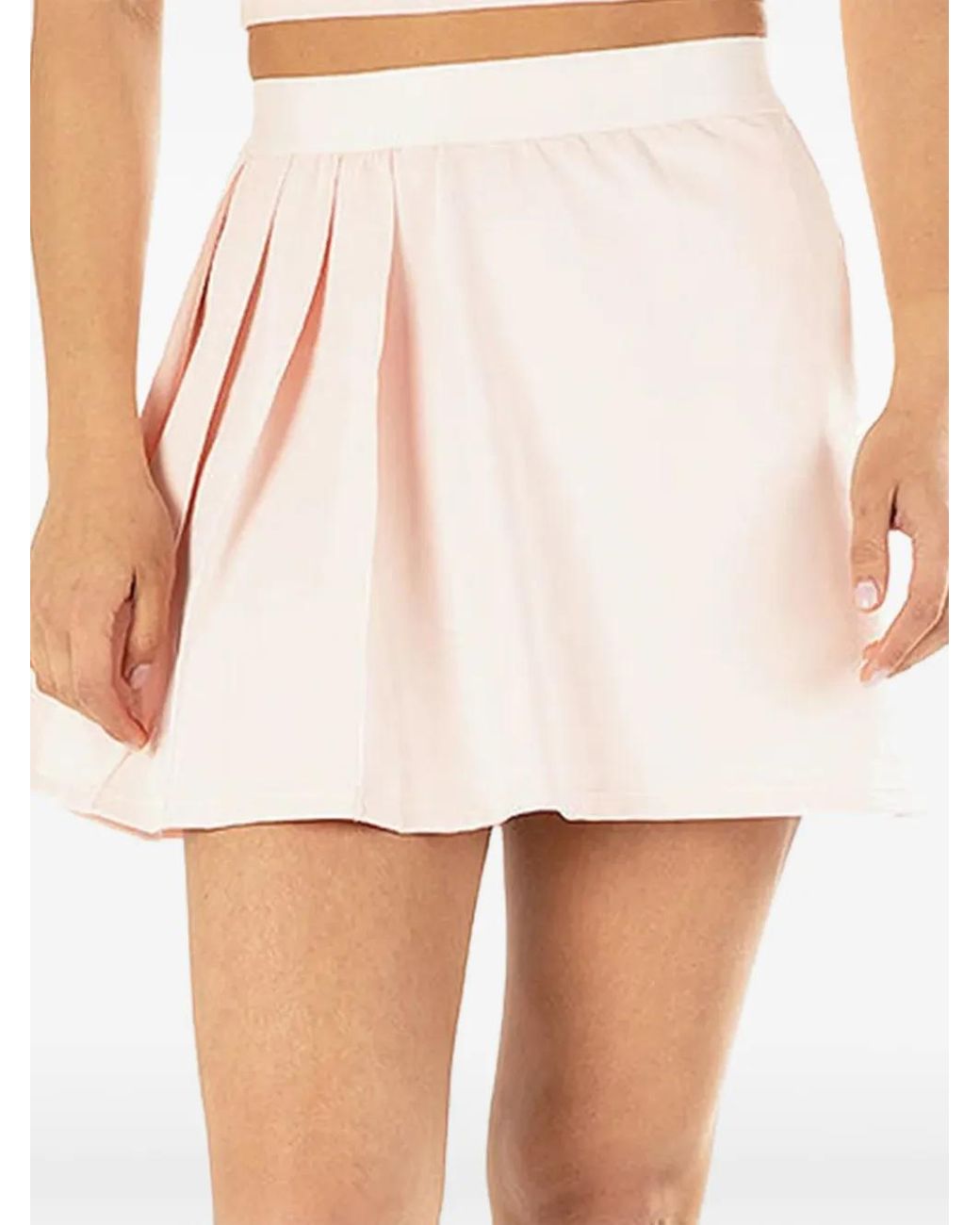 PUMA White Asymmetric Classic Mini Skirt