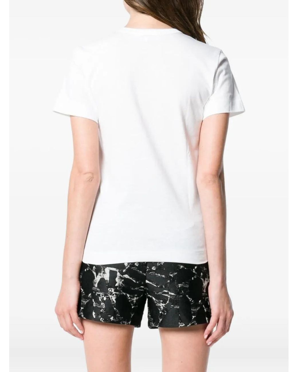 COMME DES GARÇONS PLAY White Heart-Eyes T-Shirt