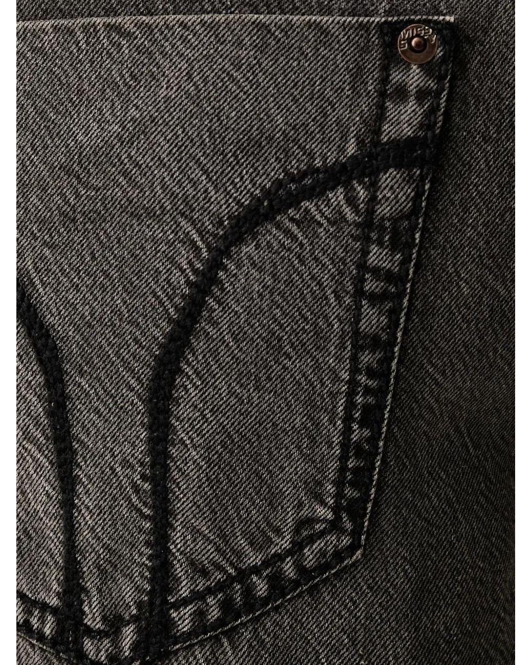 Miss Sixty Black Washed Wide-Leg Jeans