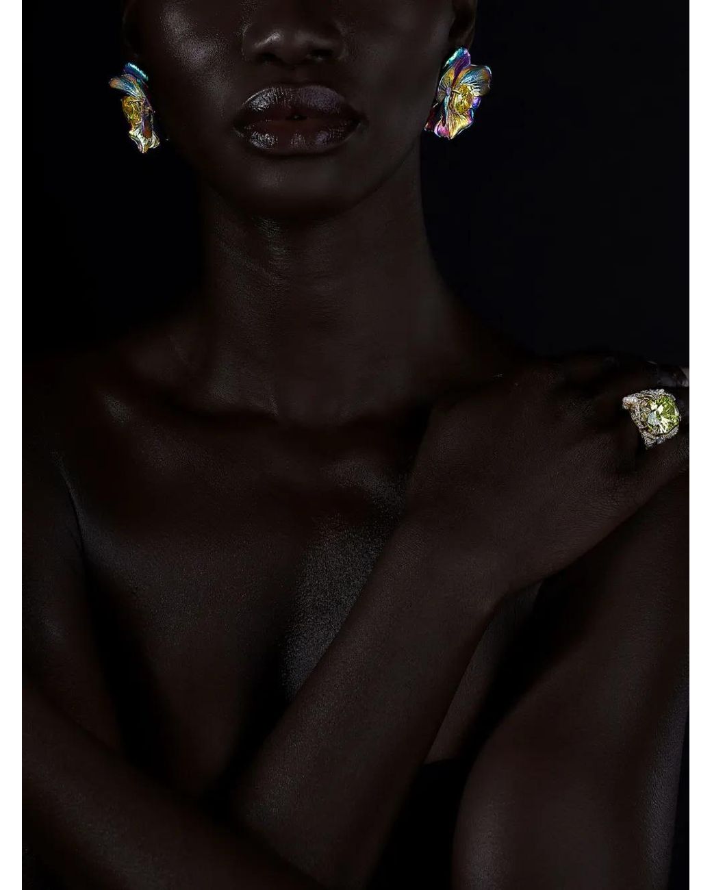 Anabela Chan Blue 18Kt Vermeil Bloom Quartz Earrings