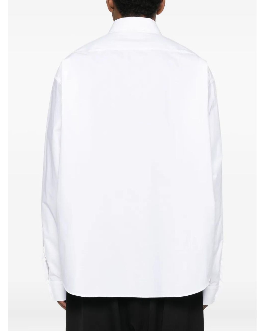 Balenciaga White Silk Nylon Blend for men