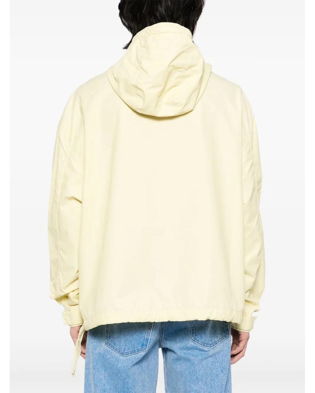 Sunnei Natural Zip-Up Hoodie