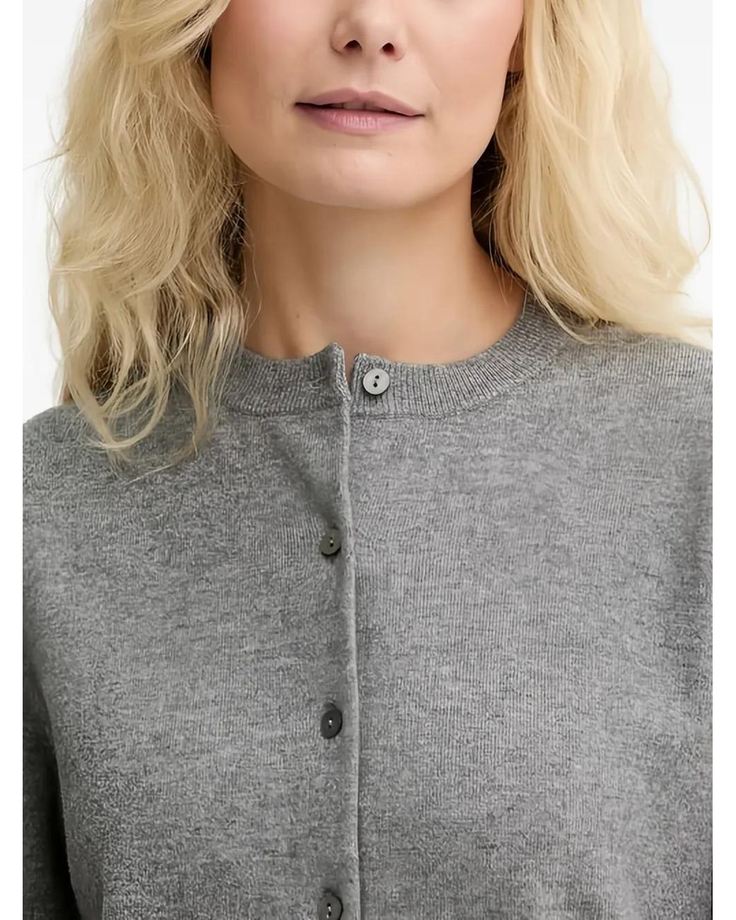 Levi's Gray Buttoned Cardigan