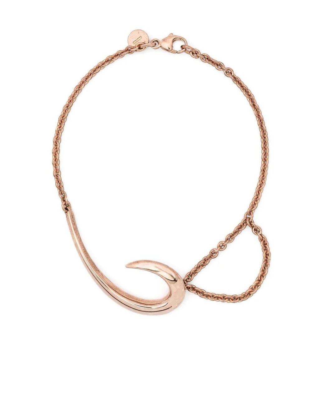 Shaun Leane White 18Kt Rose Vermeil Hook Bracelet