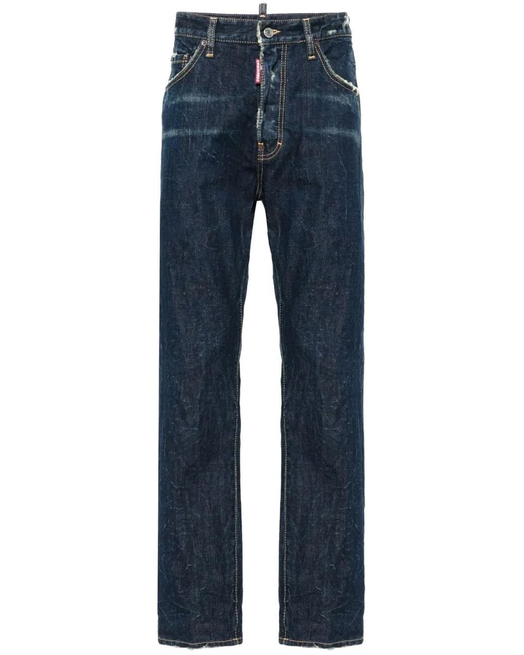 DSquared² Blue Distressed Jeans for men