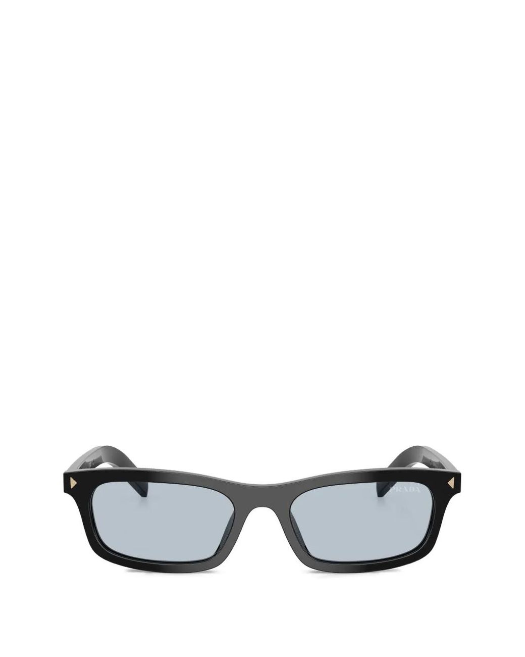 Prada Black Rectangle-Frame Sunglasses