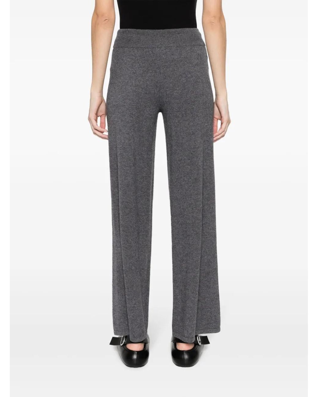 Lisa Yang Gray Sofi Drawstring Track Pants