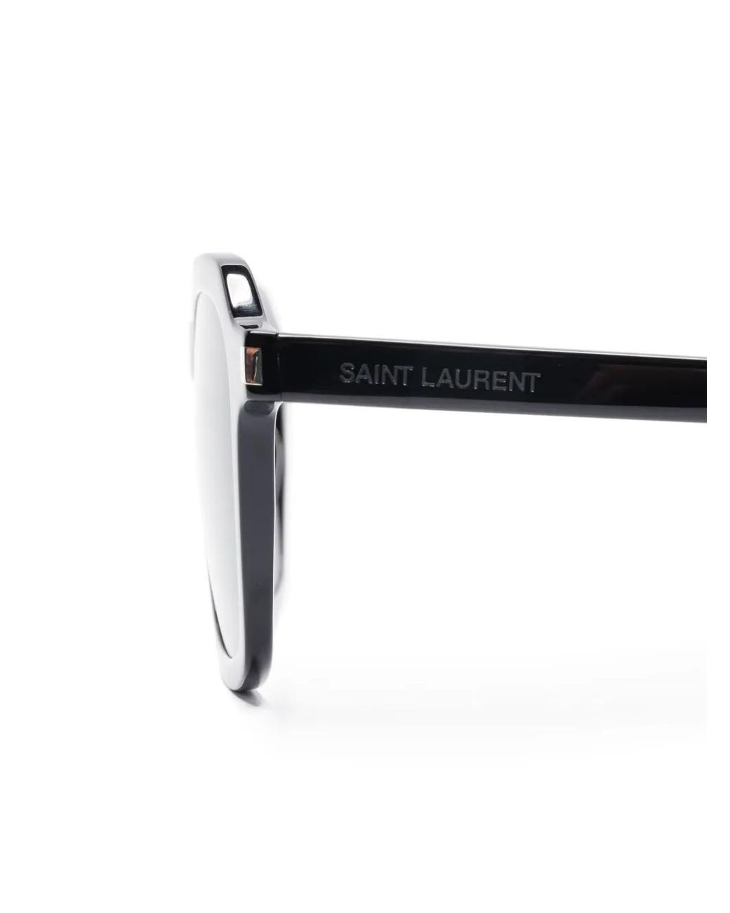 Saint Laurent Gray Square-Frame Sunglasses