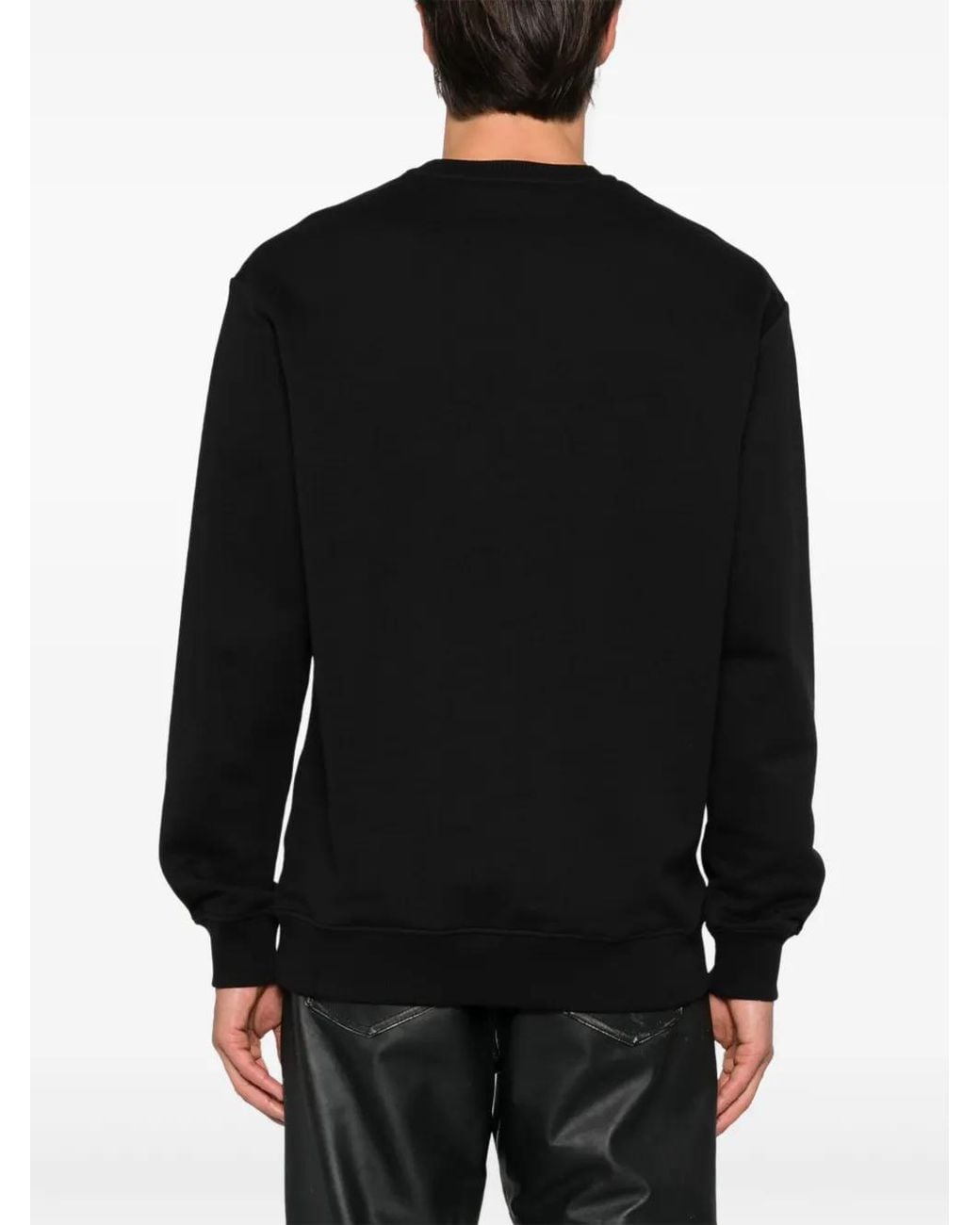 Just Cavalli Black Logo-Print Sweatshirt for men