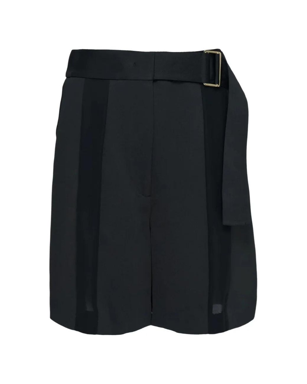 Club21 Black Sloane Belted Shorts