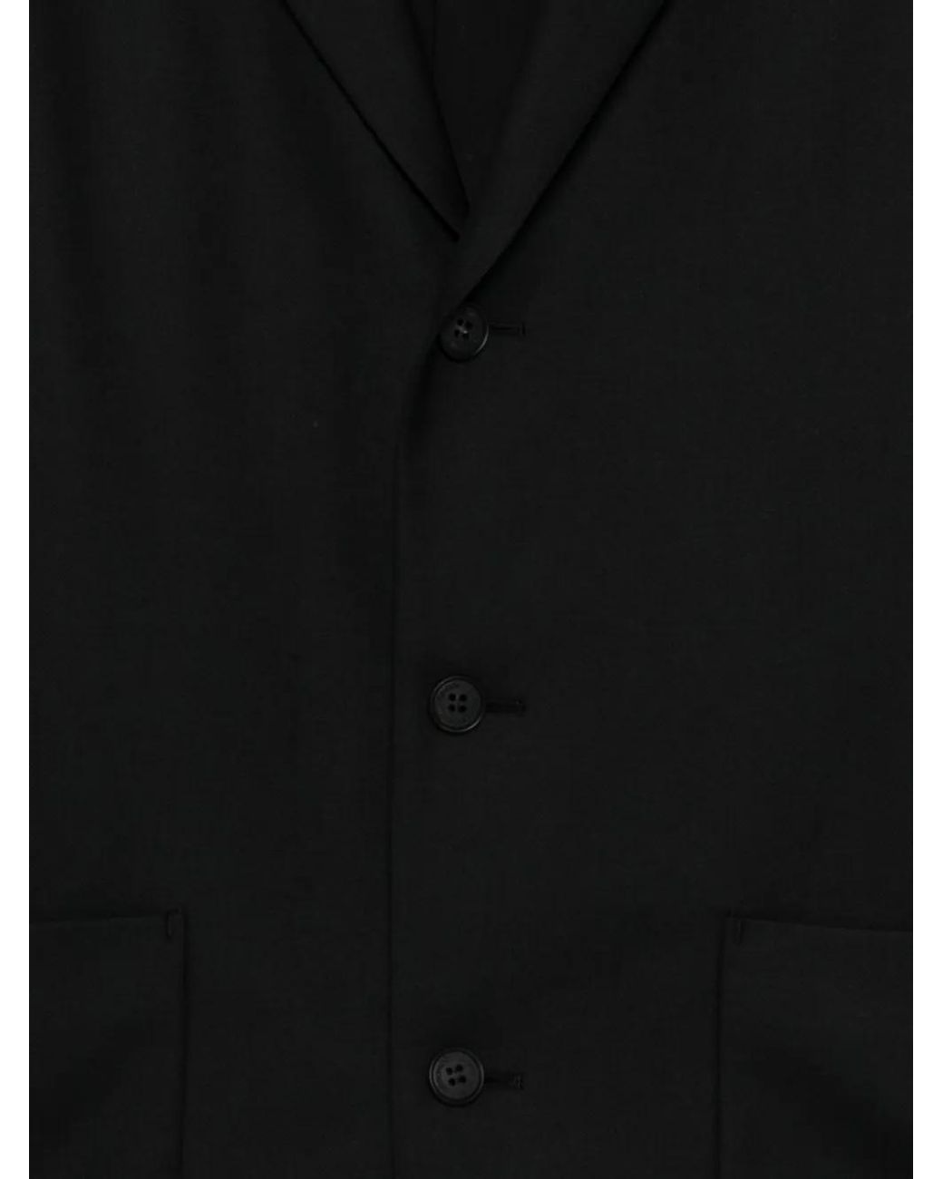Comme des Garçons Black Patch-Pocket Blazer for men