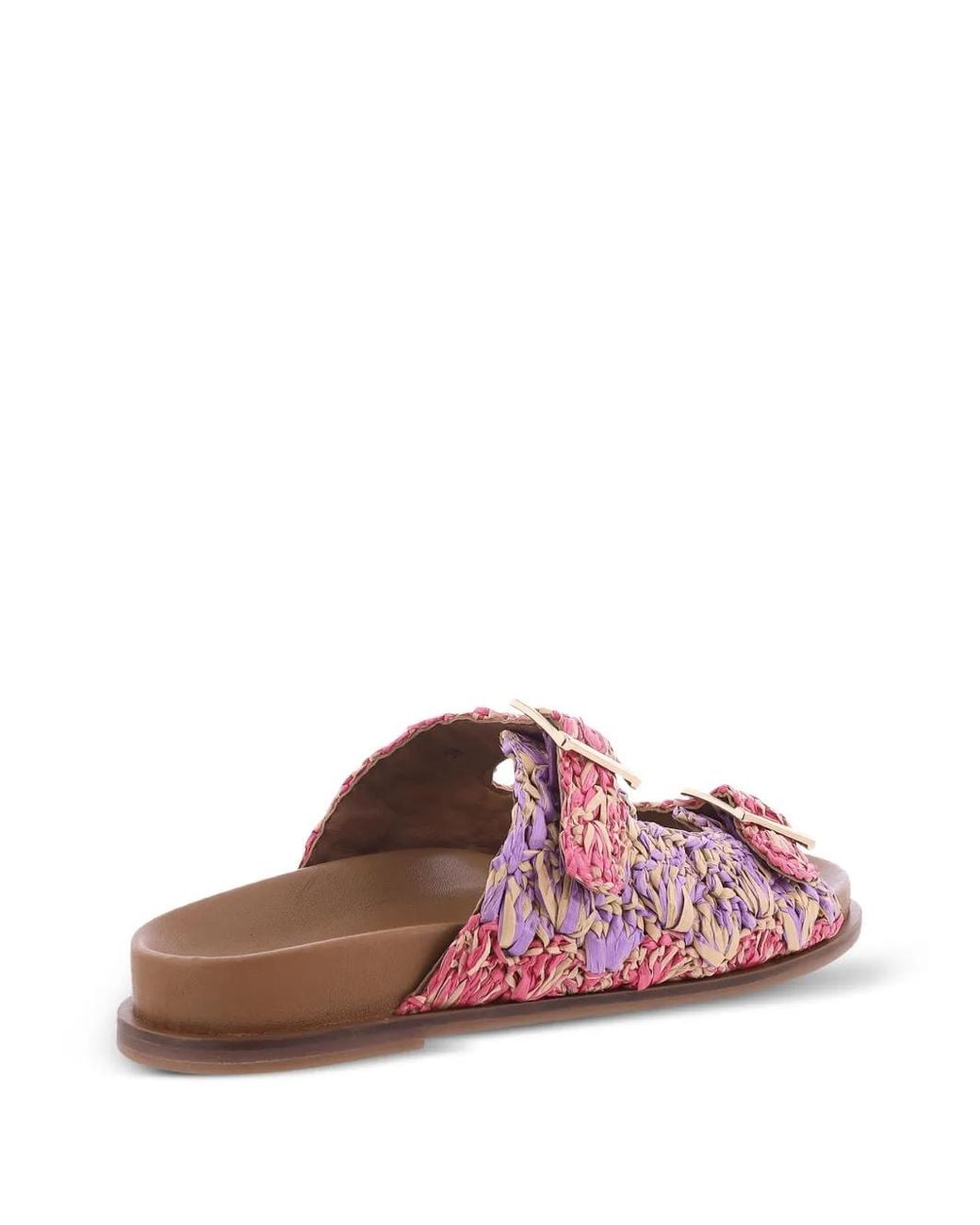 Inuovo Pink Buckle-Fastening Sandals