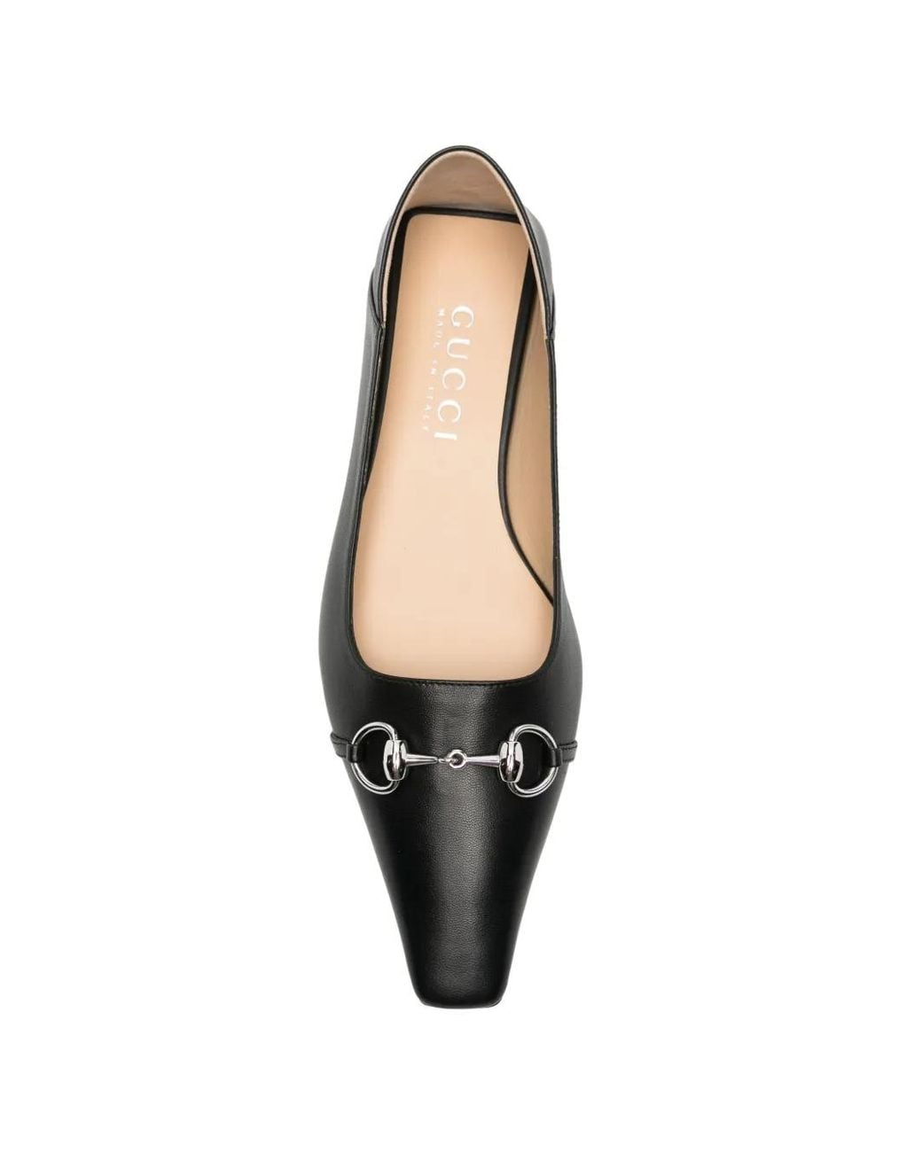 Gucci Black Vittoria Ballet Flats