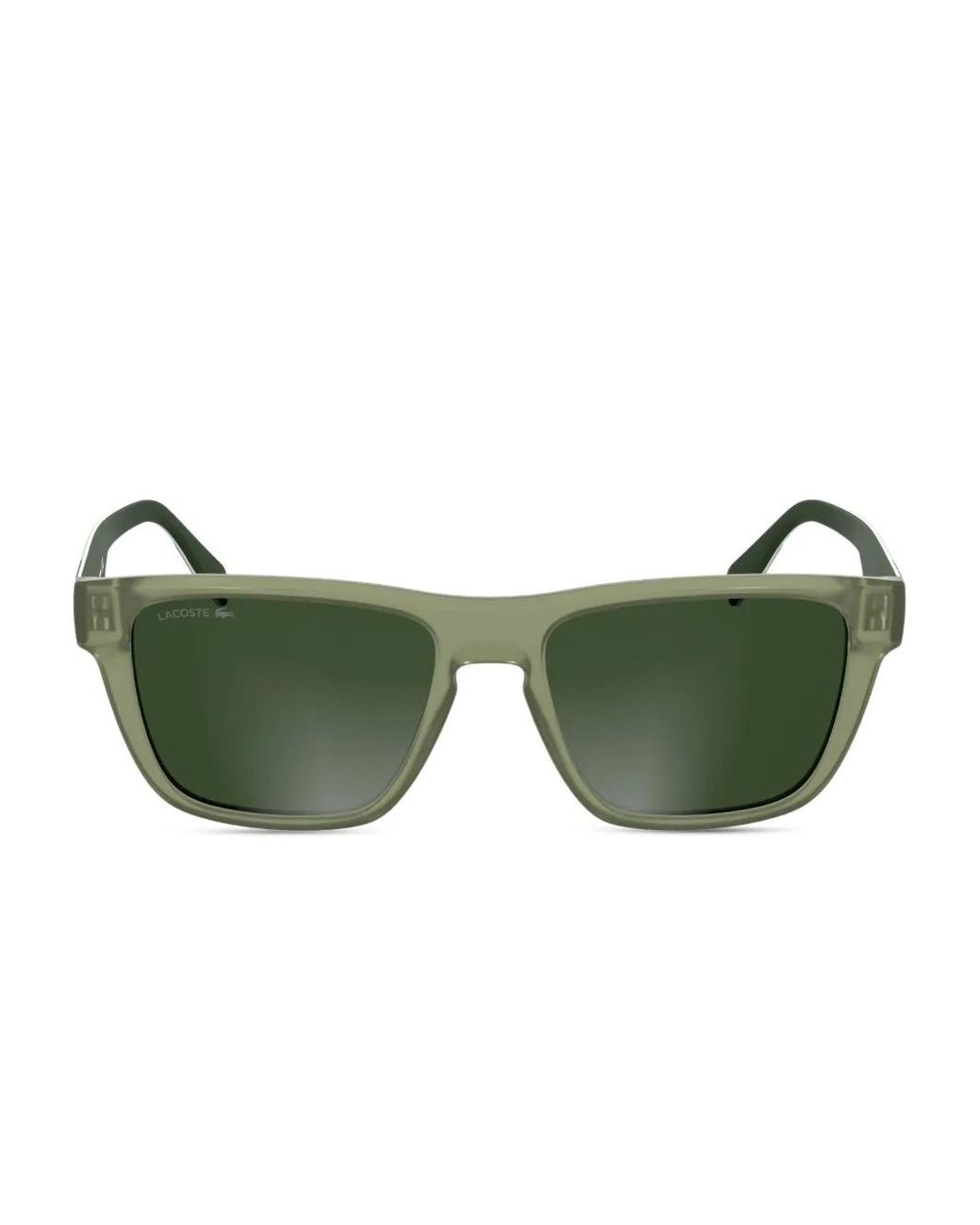Lacoste Green Logo-Print Sunglasses for men