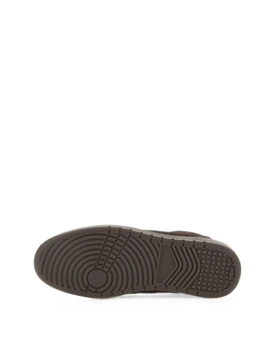 PIUMESTUDIO Brown Suede Lace-Up Sneakers for men