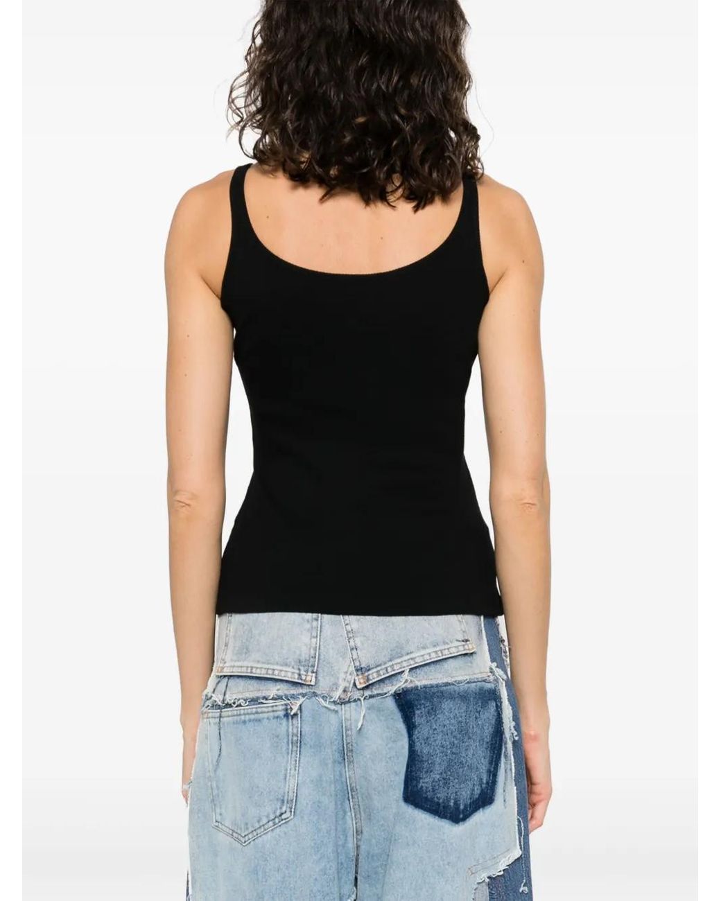Off-White c/o Virgil Abloh Black Tank Top With Logo