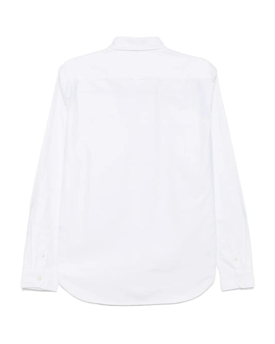 Chocoolate White Logo-Patch Shirt for men