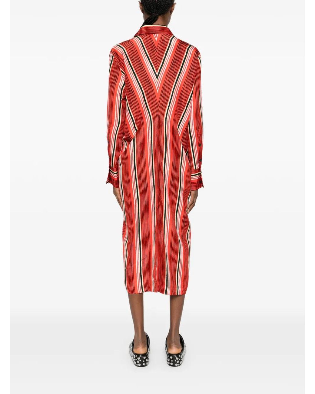 Proenza Schouler Red Amira Dress