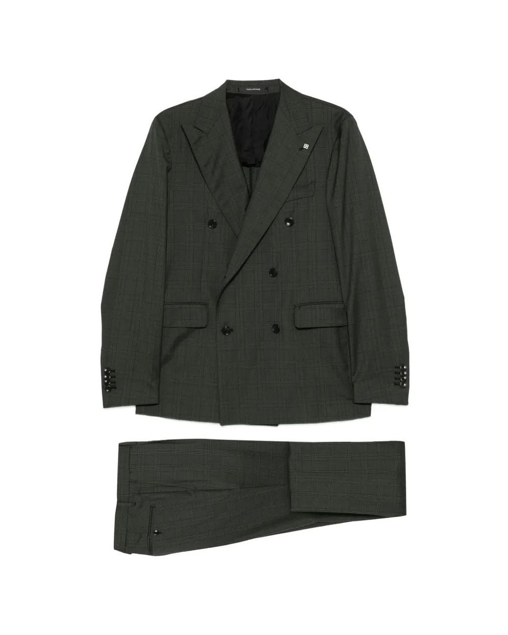 Tagliatore Anzug Mit Windowpane-Muster in Green für Herren