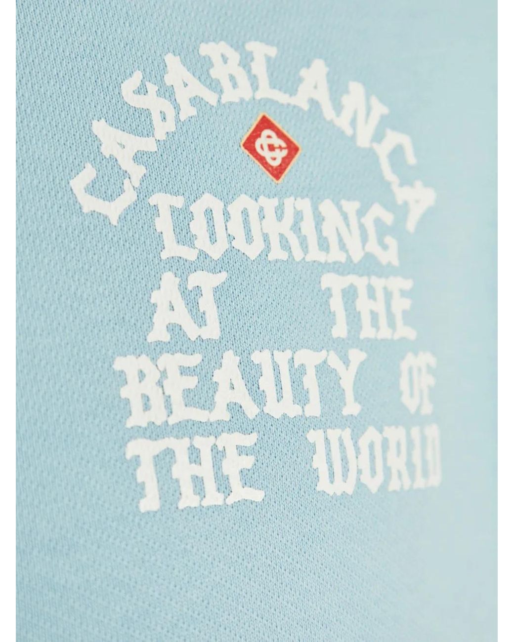 Casablanca Blue The Beauty Of The World Sweatshirt for men