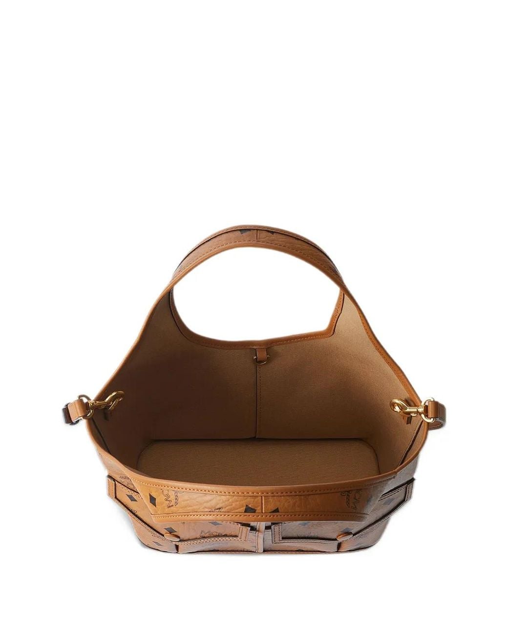 MCM Brown Small Leni Tote Bag