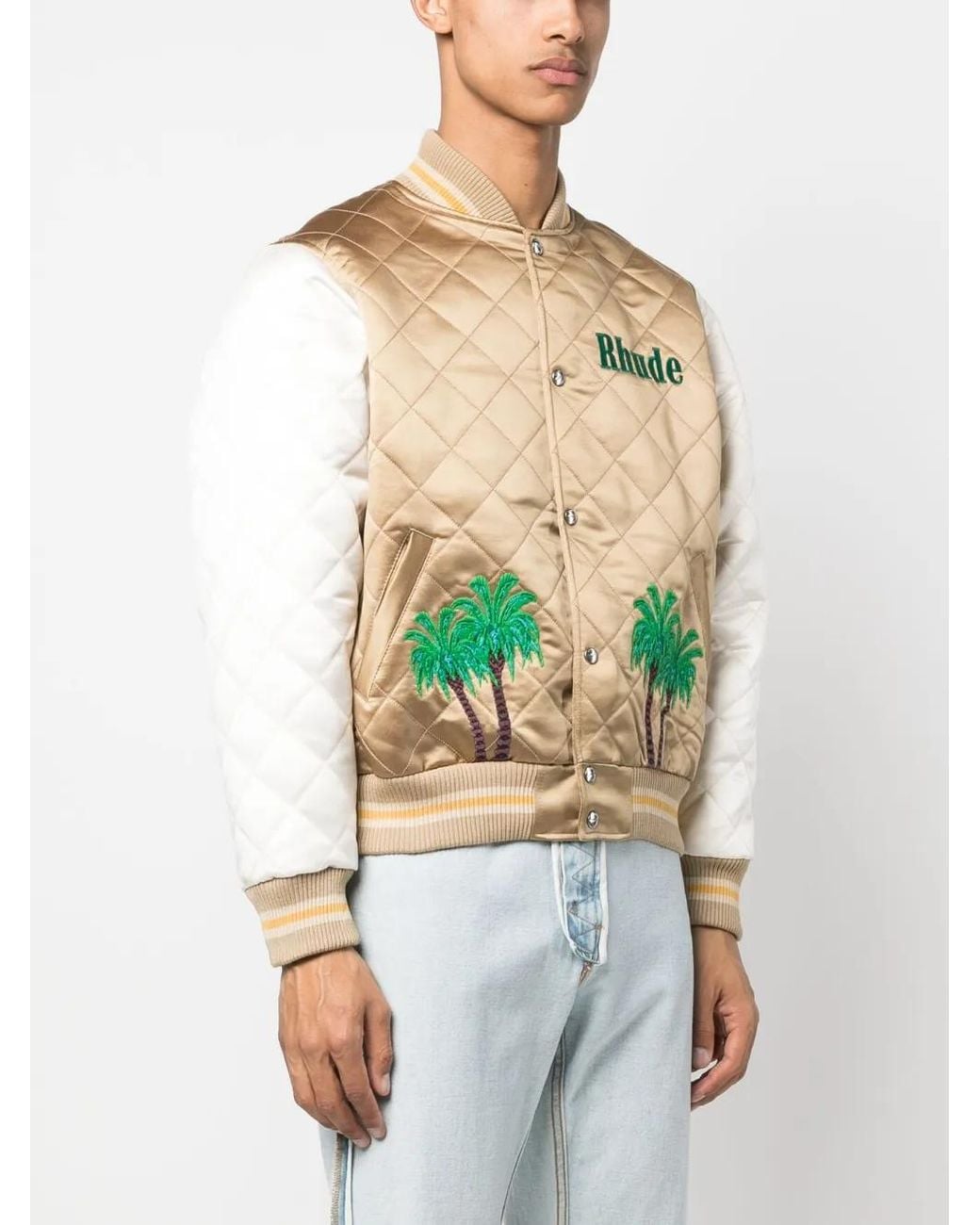 Rhude Green Jackets for men