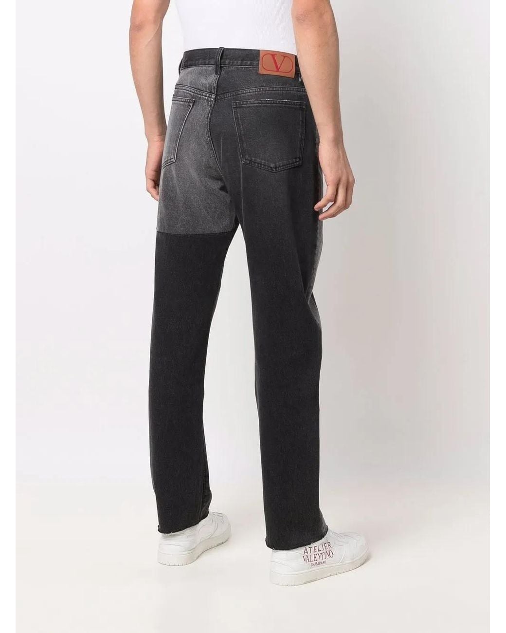 Valentino Garavani Broek Met Patchwork in het Blue voor heren