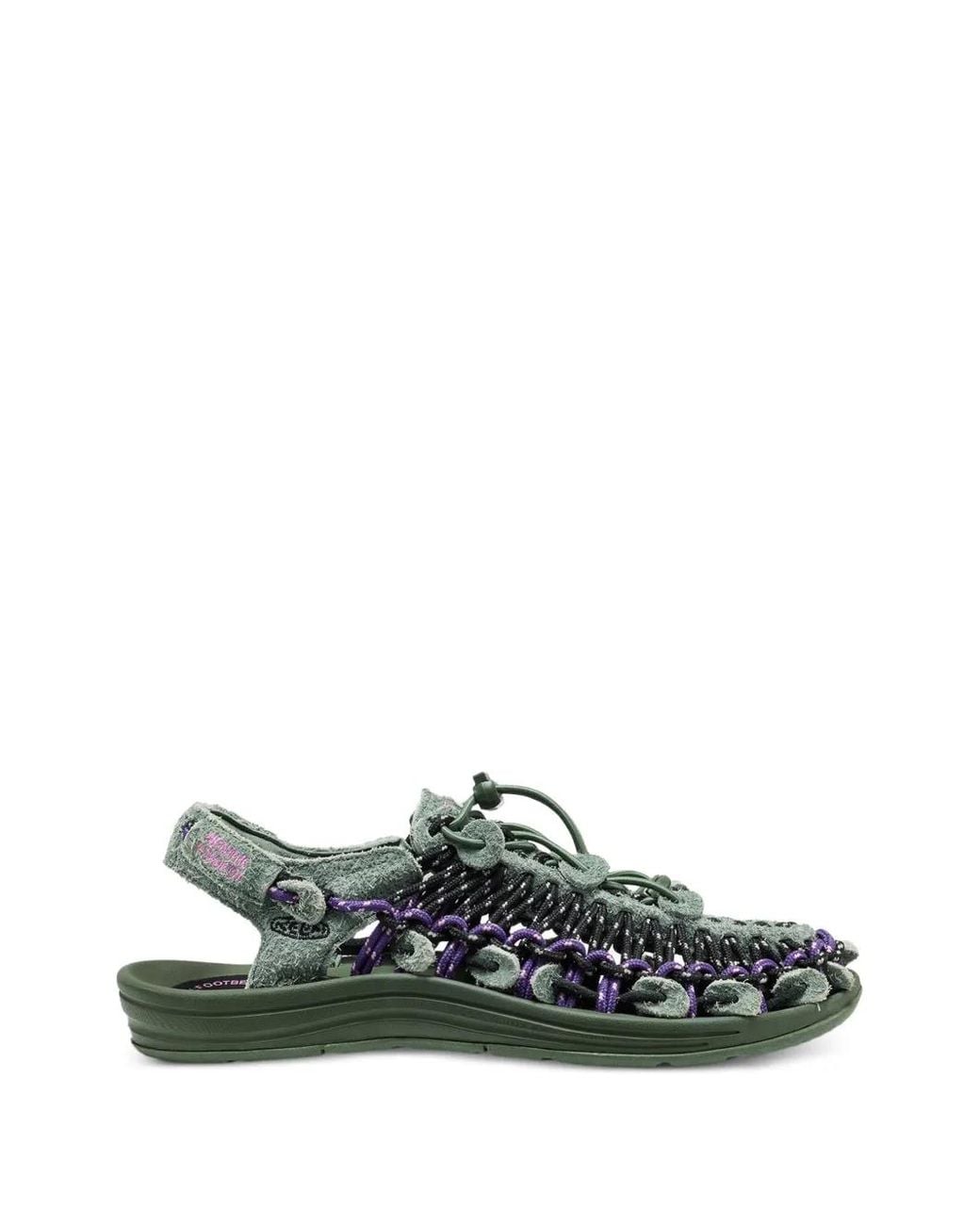 Henrik Vibskov Green X Keen Uneek Lea Leather Sandals