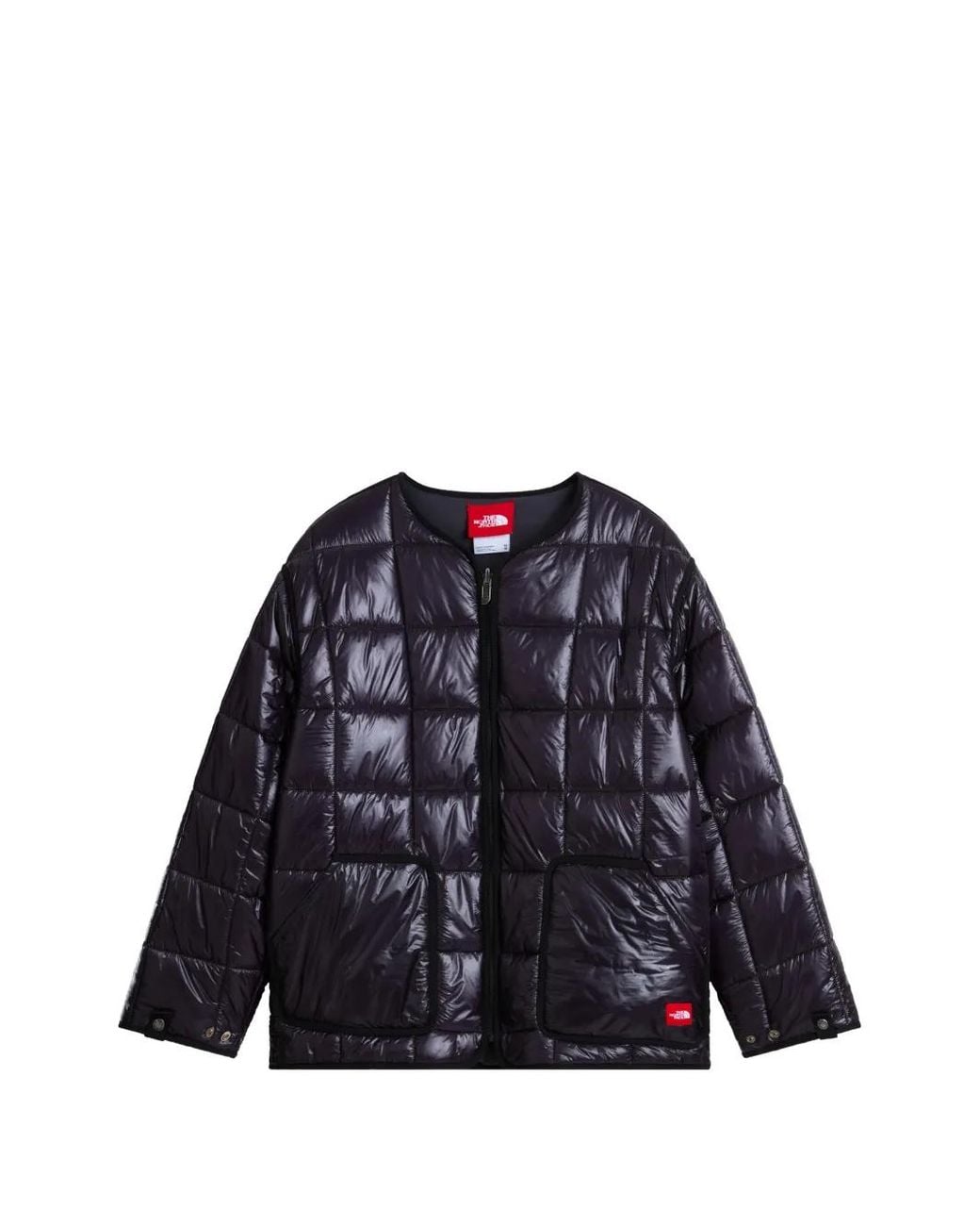 The North Face Blue Tnf Box Liner Quilted Reversible Jacket