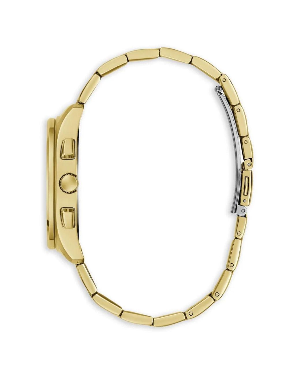 Guess Metallic Palmer Tone Analog Watch for men