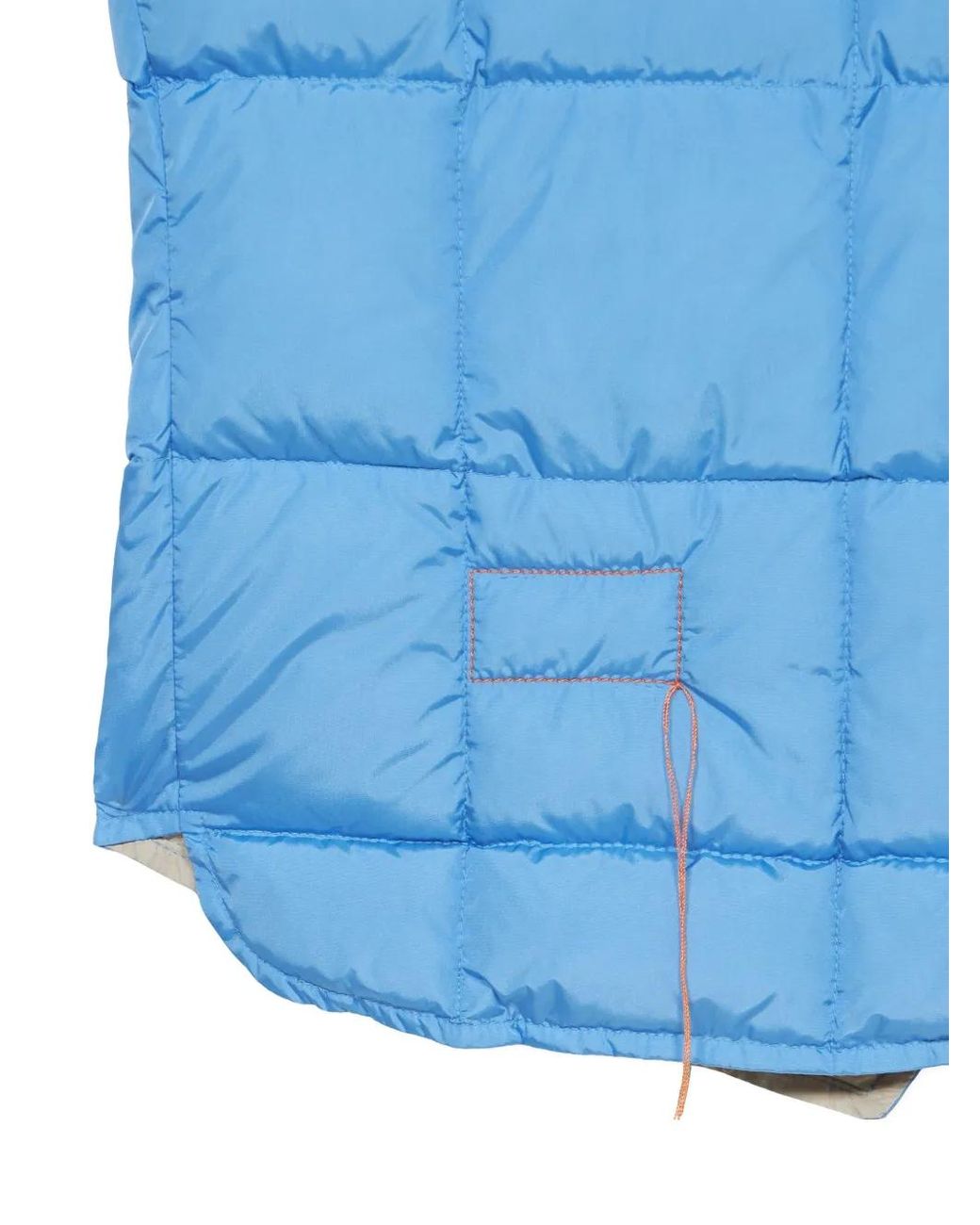 Fortela Blue Zip-Fastening Quilted Gilet for men
